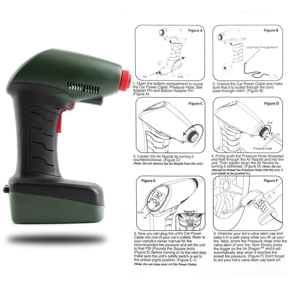 PORTABLE AIR COMPRESSOR - AIR DRAGON