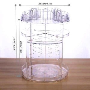 50% OFF Only 3 days Limited Time Offer——360° rotating Crystal  Cosmetic storage box