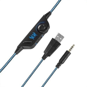 KOTION EachH G9000 3.5mm Gaming Headset for PC PS4 XBox One with Mic LED Light