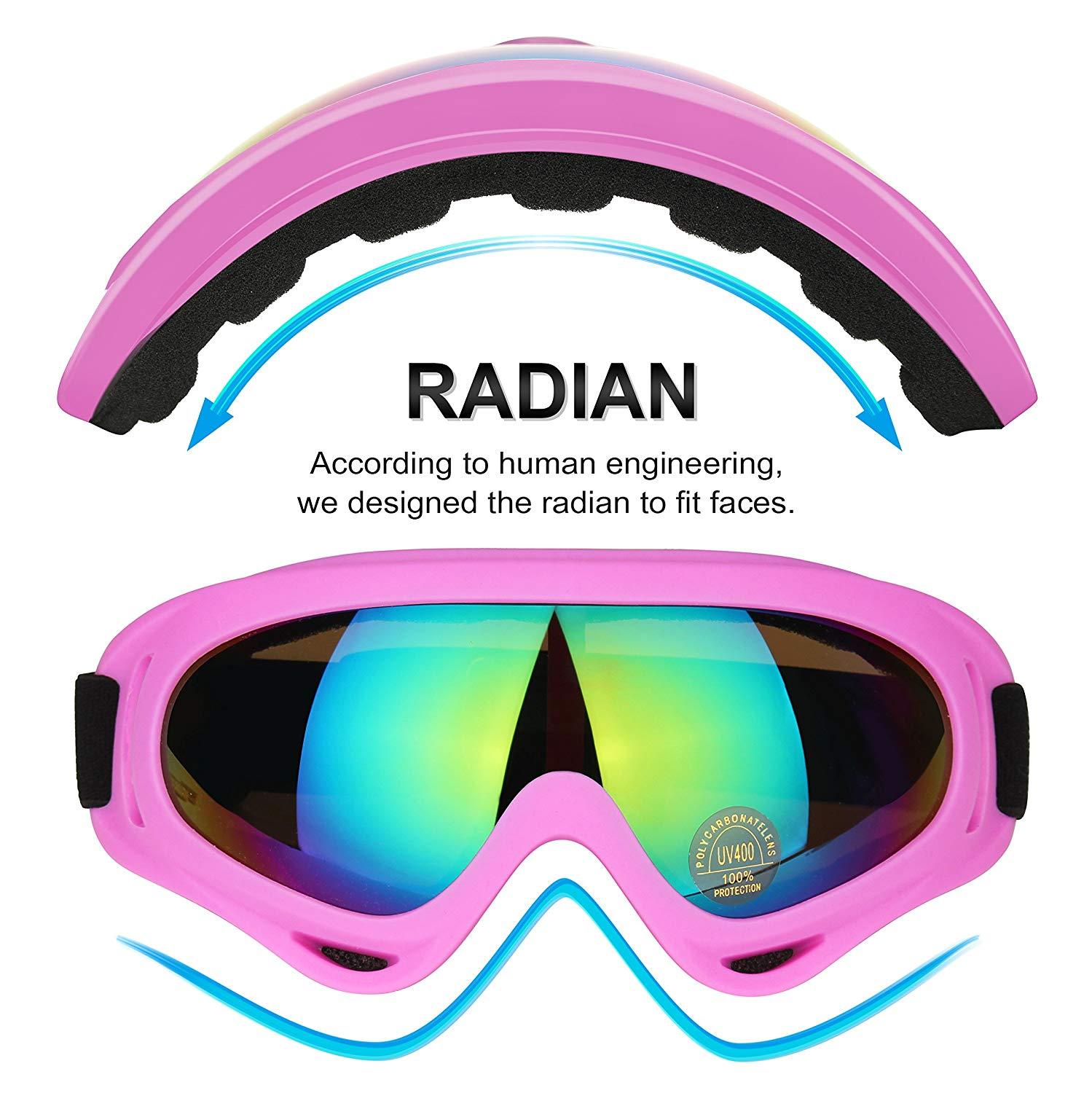 Anti-fog Winter Skiing Goggles