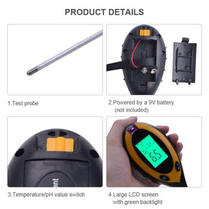 Handheld Soil PH Mete Soil Thermometer