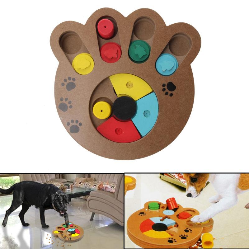 Wooden Paw Puzzle Educational Dog Toys