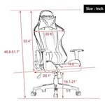 Racing Gaming High-Back Chair Computer Ergonomic Design Computer Chair PU Leather Office Chair