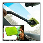 Microfiber Windscreen Reach Shine Pad Long Glass Demister & Car Cloth Cleaner