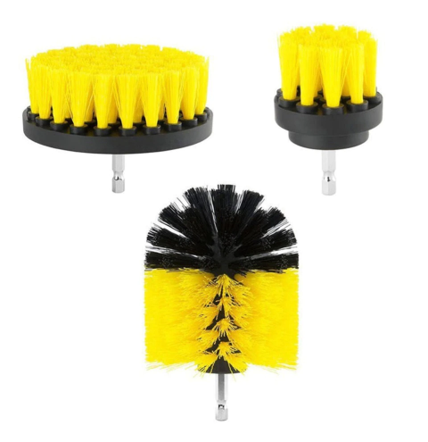 3 Pcs Power Scrubber Brush