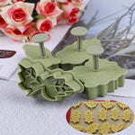 Decorating Plunger and Pastry Wheel Cutter Set