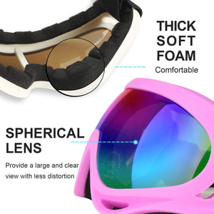 Anti-fog Winter Skiing Goggles