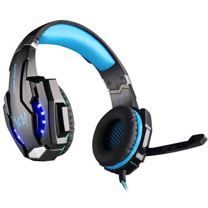 KOTION EACH G9000 3.5mm Gaming Headset for PC PS4 XBox One with Mic LED Light