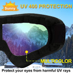 Anti-fog Winter Skiing Goggles