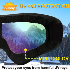 Anti-fog Winter Skiing Goggles
