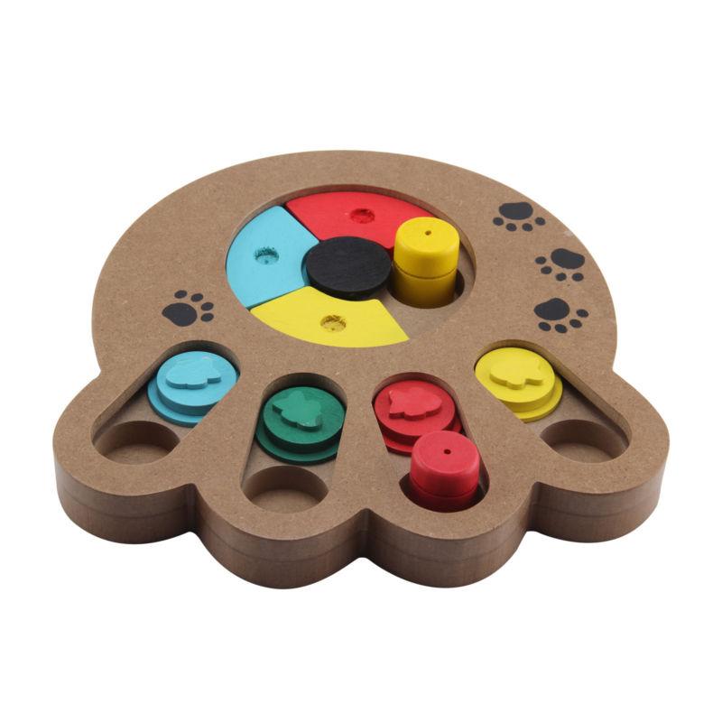 Wooden Paw Puzzle Educational Dog Toys