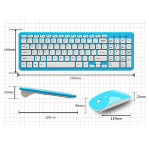 Slim Wireless Keyboard and Mouse Set