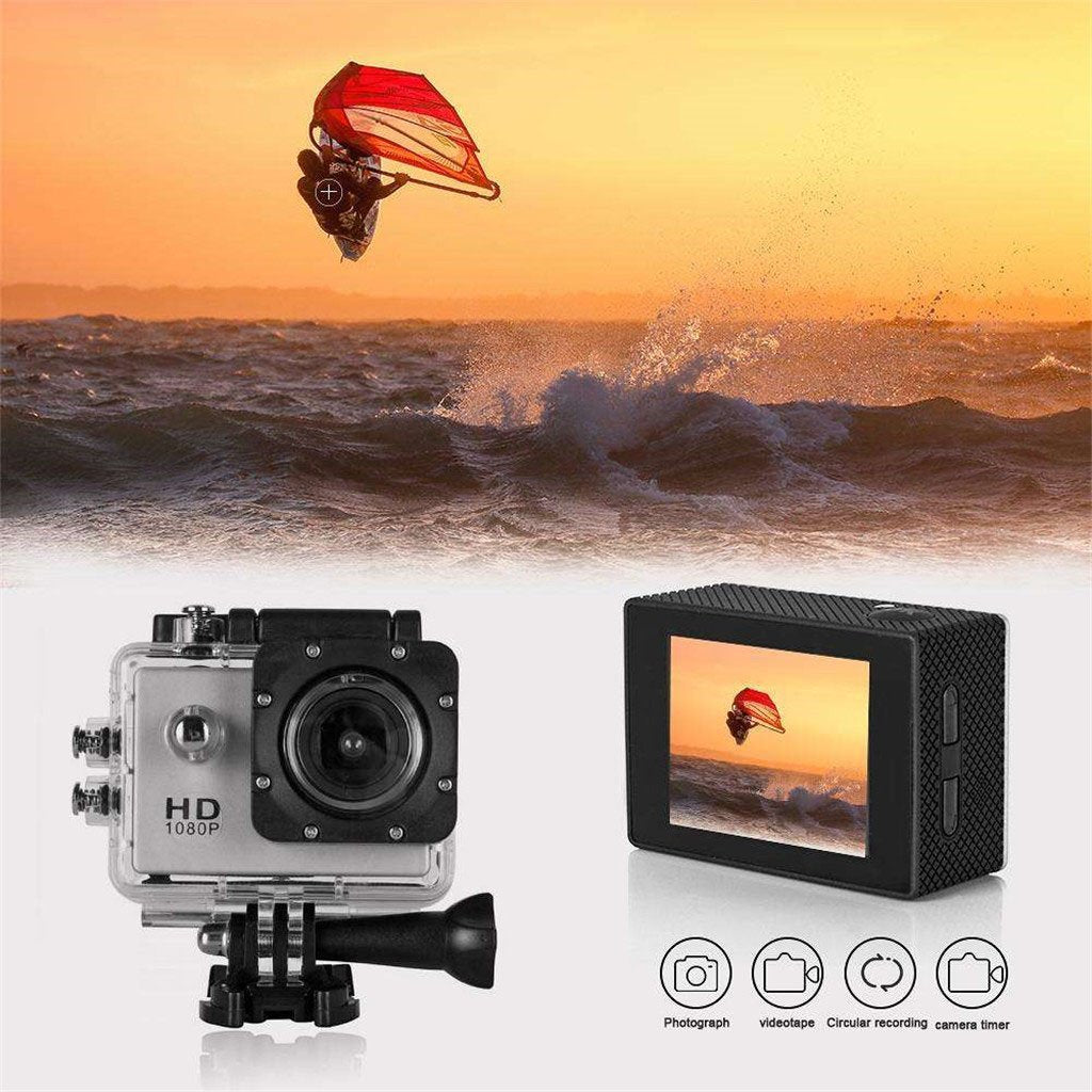 Outdoor Underwater Full HD Action Camera