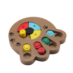 Wooden Paw Puzzle Educational Dog Toys