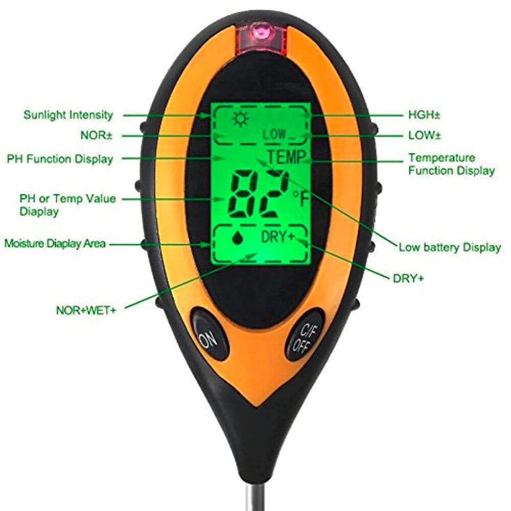 Handheld Soil PH Mete Soil Thermometer