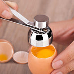 Eggshell Cracker Egg Cutter Opener - SILVER