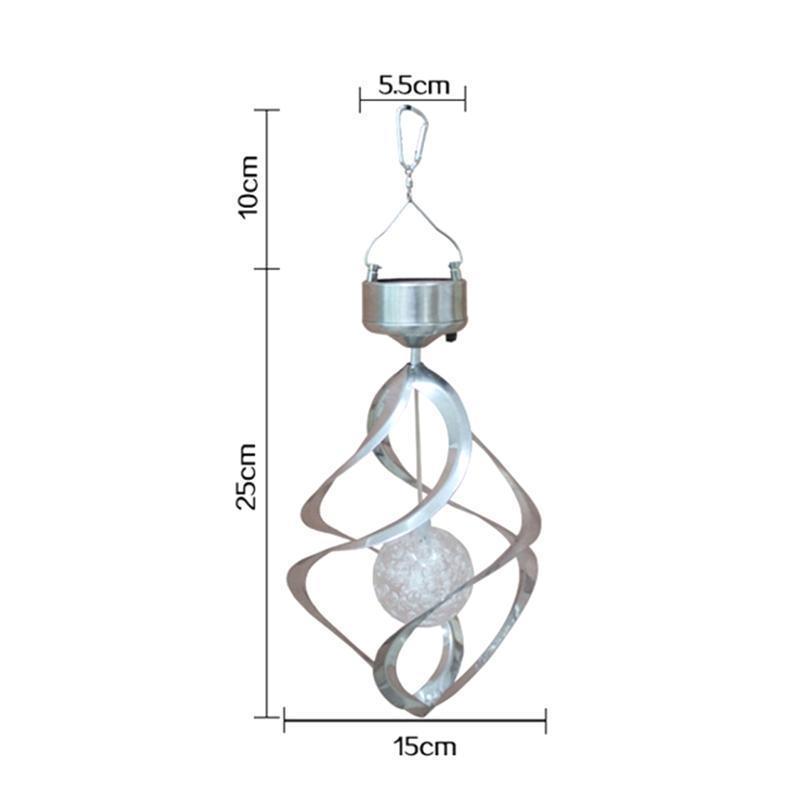 LED Color Changing Solar Wind Chime Light