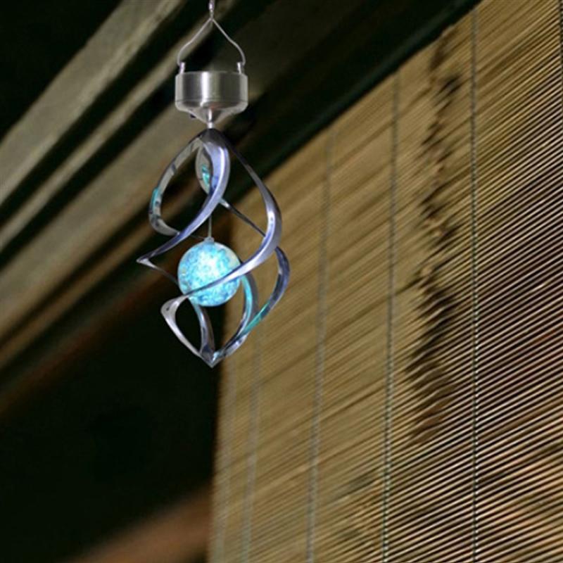 LED Color Changing Solar Wind Chime Light