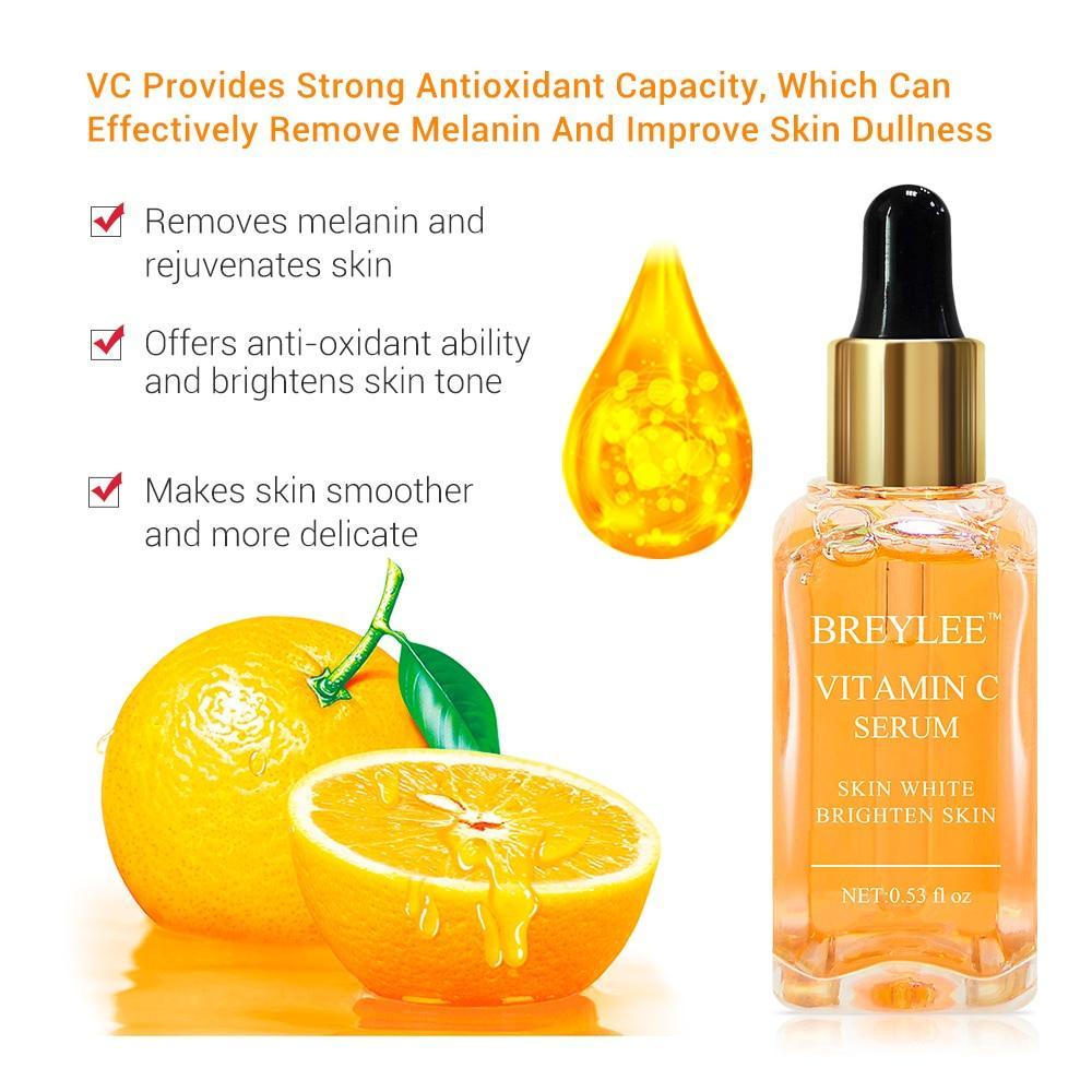 Vitamin C Serum | Face Whitening | Brighten Skin | Fade Dark Spots | Remove Freckles | Dark Circle Remover