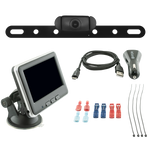 Wireless License Plate Back-Up Camera & Monitor Kit