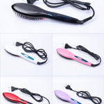 Electric Hair Brush Straightener