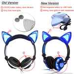 CAT EAR HEADPHONES – LED GAMING HEADSET