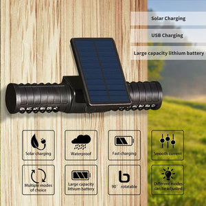 Solar Powered Mosquito Killer UV LED Lamp IP65