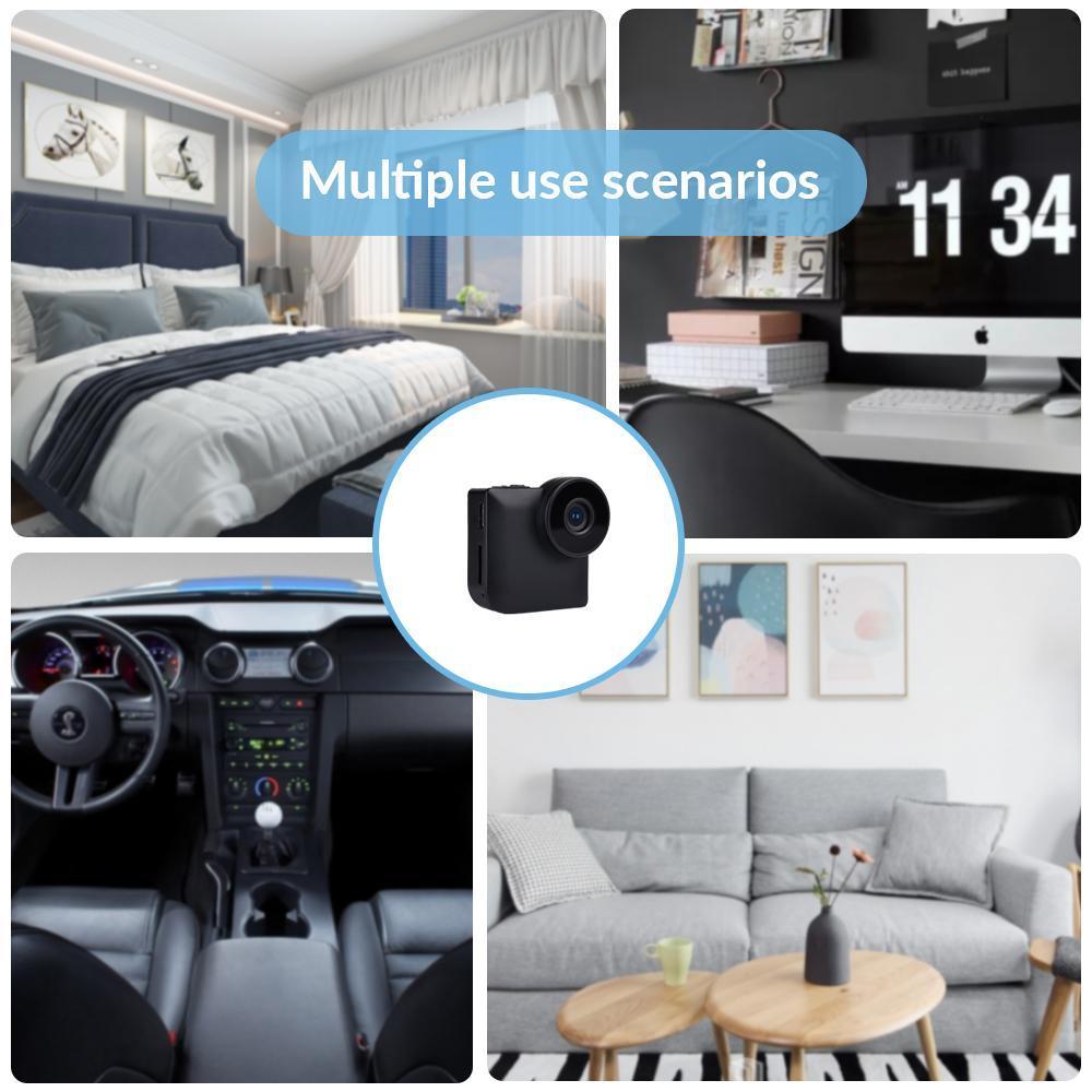 4 Hours Home Office Security Wireless IP HD Mini Hidden Camera with iOS, Android App