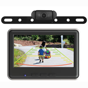 Wireless License Plate Back-Up Camera & Monitor Kit