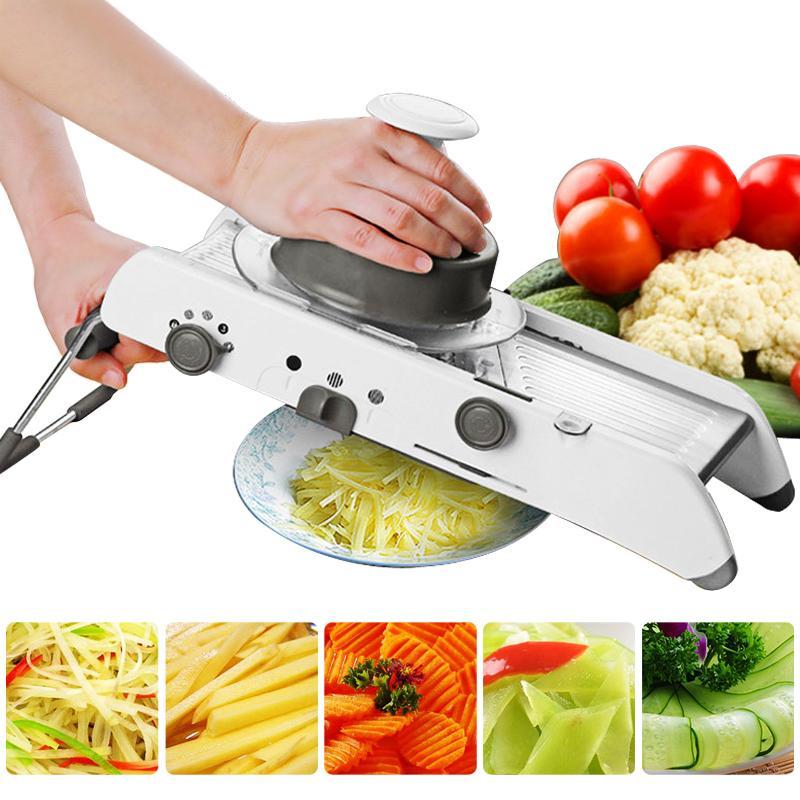 Stainless Steel Blades Vegetable Slicer Cutter Ultra Precision Adjustable Mandoline Slicer