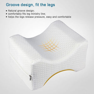 Under Knee Pillow - Cushion For Sciatica Relief, Back Pain, Leg Pain, Pregnancy, Hip And Joint Pain