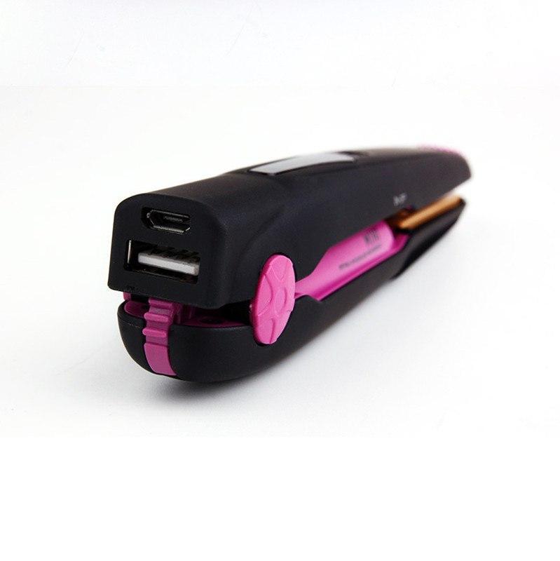 2 in 1 Cordless Curling Iron and Hair Straightener
