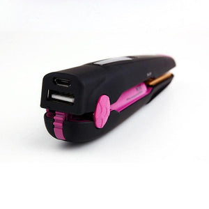 2 in 1 Cordless Curling Iron and Hair Straightener