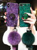 2019 [Samsung] New Fashion Fiber Soft Fur Ball Diamond Case