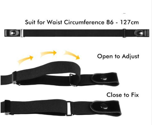 Buckle-Free Elastic Belt