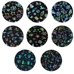 Christmas Holographic Laser Nails Sticker