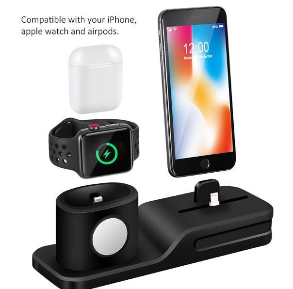 3 in 1 Charging Dock Station +  1 x FREE Airpod Case