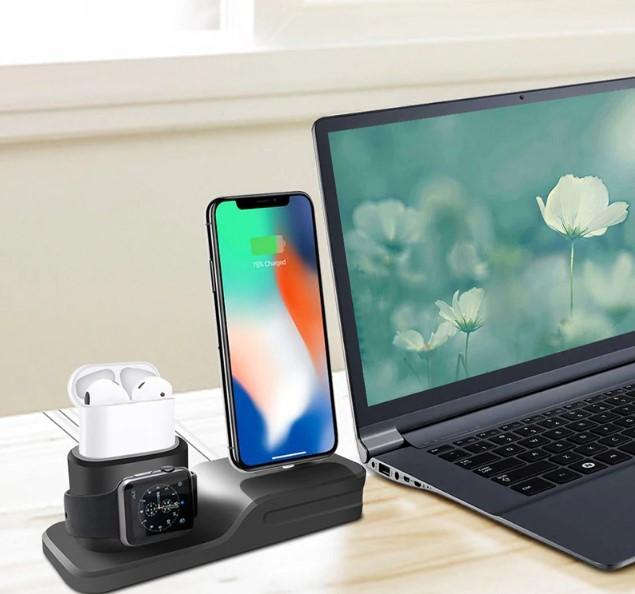 3 in 1 Charging Dock Station +  1 x FREE Airpod Case