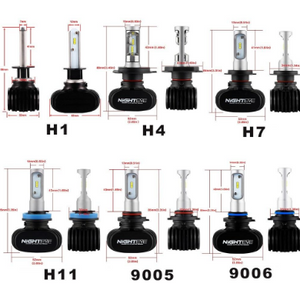 Super Bright Car Headlights LED Bulbs 8000LM 50W 6500K