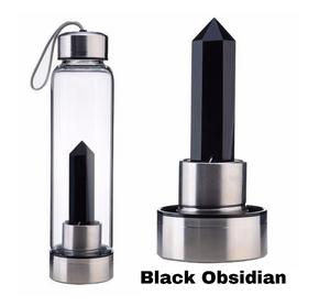 Healing Gemstone Water Bottle