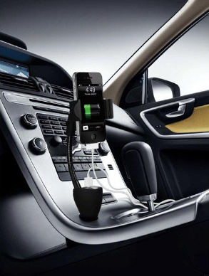 Car Mount Charging Socket Holder