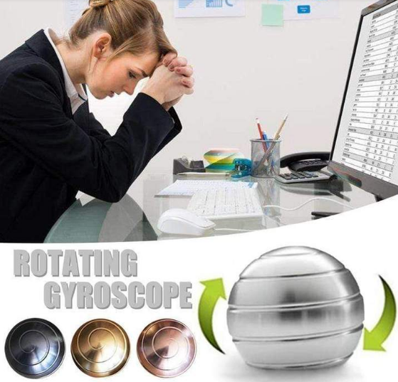 Rotating Gyroscope Kinetic Fidget Desk Toy
