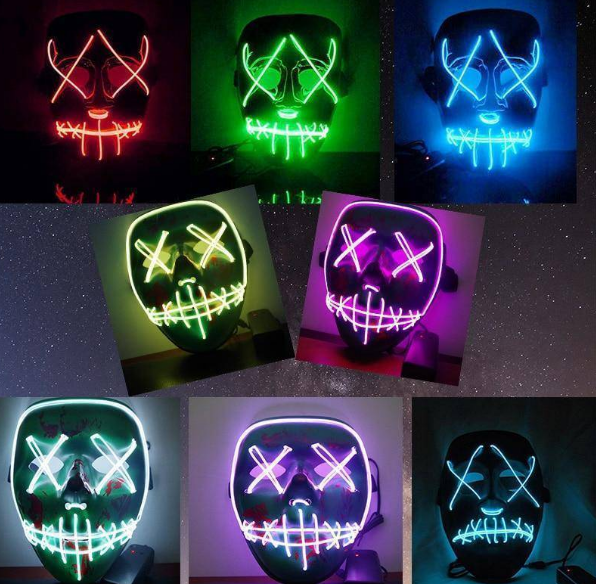 The Purge LED Light Up Mask