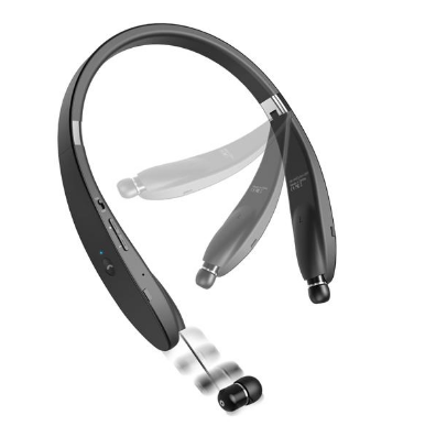 Galaxy View Neckband HiFi Sound Wireless Headset with Retracting Earbuds