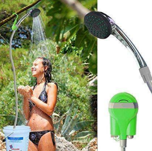 Portable outdoor shower