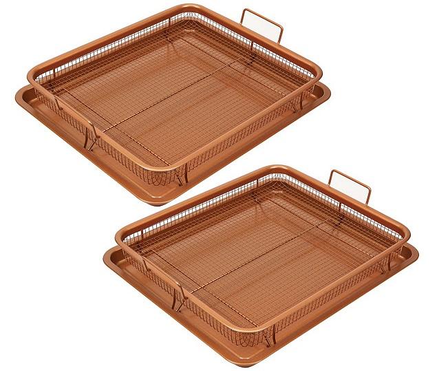 Ceramic Nonstick Copper Crisper