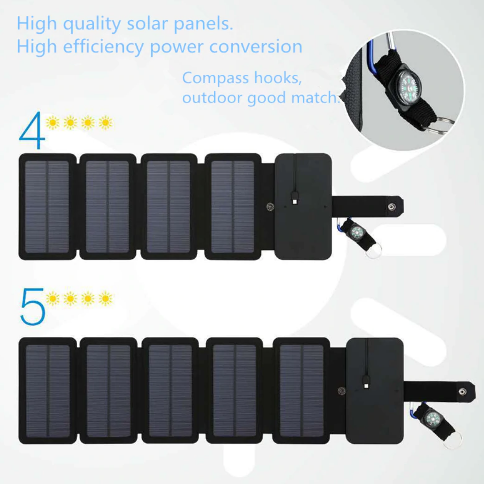 8W Portable Solar Panel Charger