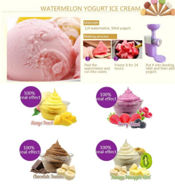 Frozen Fruit Ice Cream Machine