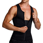 Mens Shapewear Slimming Body Shaper Tank Top Tummy Control Girdle Waist Trimmer
