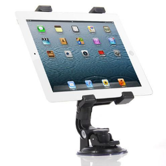 Multi-Angle Rotating Car Mount Windshield Tablet Holder